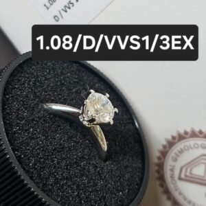Diamond Ring - 663416647 - 1.08/D/VVS1/3EX